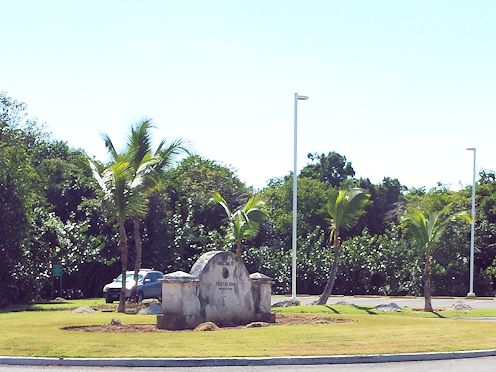Kreiselkunstwerk in Carretera in Punta Cana  