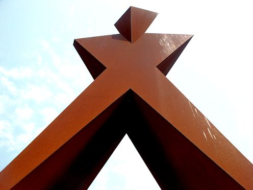 Kreiselkunstwerk in Europaallee in Kaiserslauter 