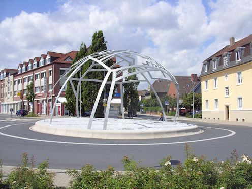 Kreiselkunstwerk in Hertener Straße - Tiefer Pfad in Recklinghausen 