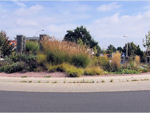 Kreiselkunstwerk in Berliner Allee - Mörfelder Landstraße in Langen 