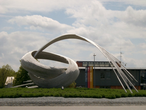 Kreiselkunstwerk in Rother Straße - RH1 in Rednitzhembach 