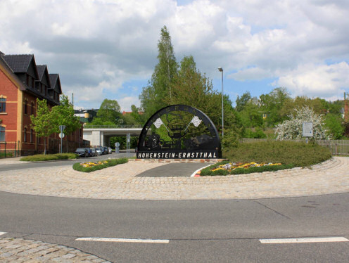 Kunst im Kreisverker in Hohnstein Ernsttal