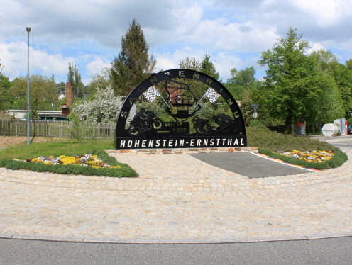 Kunst im Kreisverker in Hohnstein Ernsttal