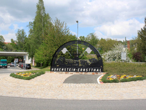 Kunst im Kreisverker in Hohnstein Ernsttal