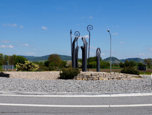 Kunst im Kreisverker in Alsbach-Hähnlein