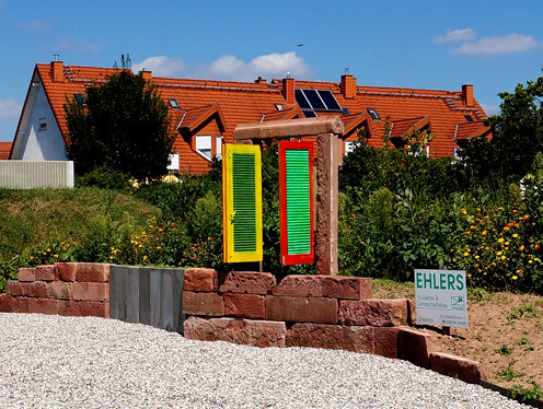 Kunst im Kreisverkehr in Offenthal 