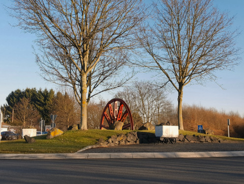Kunst im Kreisverker in Willroth