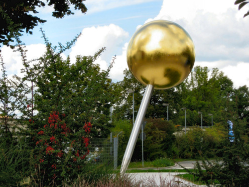 Kunst im Kreisverker in Willroth