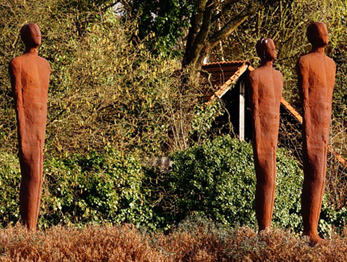 Kunst im Kreisverkehr in 64367 Mühltal, Nieder-Ramstadt an der Rheinstraße