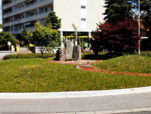 Kunst im Kreisverkehr in am Taunus, Königssteiner Straße - Sulzbacher Straße