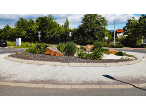 Kunst im Kreisverkehr in Bad Soden am Taunus, Niederhofheimer Straße - An der Wilhelmshöhe