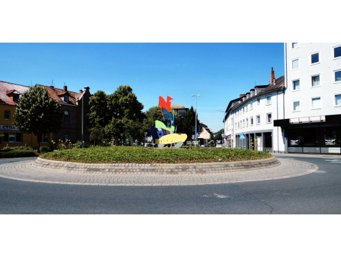 Kunst im Kreisverkehr in Worms, SiegfriedStraße - Berliner Ring - Gaustraße