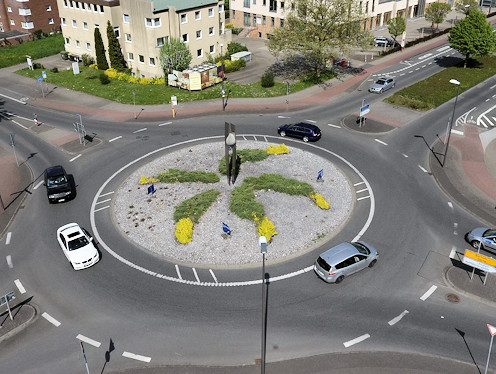 Kunst im Kreisverkehr in Castrop-Rauxel