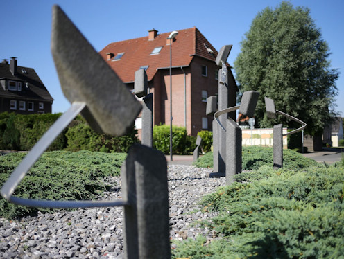 Kunst im Kreisverkehr in Castrop-Rauxel