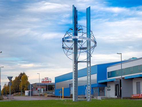 Kreiselkunstwerk in Ellangen-Neunheim 