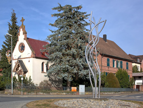 Kunst im Kreisverkehr in Buchen
