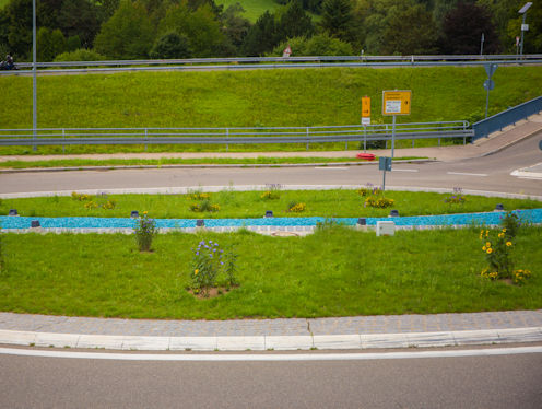 Kreiselkunstwerk in Heidenheimer Str. - Rudolf-Eber-Straße in Oberkochen 