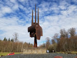 Kunst im Kreisverkehr von Roger Jacob in Bouillon