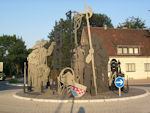 Burgstraße - Am Stadtgraben - Bahnstraße in Oberhausen Holten