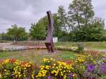 Kunst im Kreisverkehr von Hans Peters in St. Ingbert