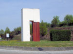 Kunst im Kreisverkehr von  Manfred Steinbach in Wasseralfingen 