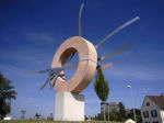 Kunst im Kreisverkehr von  Siegfried Keller in 