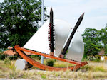 Kunst im Kreisverkehr von Matthias Trott in Schönebeck (Elbe)